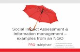 Social Impact Assessment & examples from an NGO · Social Impact Assessment & Information management – examples from an NGO Nordic Prostitution Network Copenhagen 27.-28.10.2014