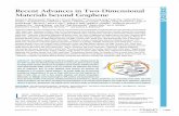 Recent Advances in Two-Dimensional Materials beyond Graphene · BHIMANAPATI ET AL. VOL. 9 ’ NO. 12 ’ 11509 – 11539 ’ 2015 11509 Novemr 0 0 C 2015 American Chemical Society