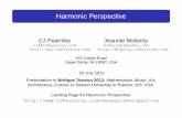 Harmonic Perspective - .A Coxeter Inspired Journey â€œIn Projective Geometry ... â€” H. S. M. Coxeter,