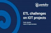ETL challenges on IOT projects - Técnico Lisboa - … GUI-based Configuration Model, Analyze, and Visualize as you go Integrate ALL Data in an Intuitive Way Visual Big Data integration