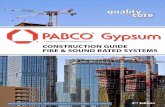 a division of PABCO® building products, LLC … · CONSTRUCTION GUIDE FIRE & SOUND RATED ... PABCO® Product UL Core width UL Fire Rated ... L525, L526, L527, L528, L529, L530, L538,