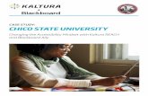 Chico State case study - csuchico.edu · CASE STUDY: CHICO STATE UNIVERSITY Changing the Accessibility Mindset with Kaltura REACH and Blackboard Ally . Accessibility is a vital concern