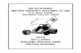 BLACKBIRD MICRO MIDGET RACING CLUB - Airport … 2018 ByLaws Rules and... · blackbird micro midget racing club p.o. box 10246 wilmington, de 19850 2018 by-laws racing rules and regulations