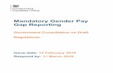 Mandatory Gender Pay Gap Reporting - ICSA · A summary of the regulations that will introduce mandatory gender pay gap reporting ... payroll, on call and standby allowances, clothing,