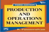 THIRD EDITION PRODUCTION AND OPERATIONS … · Production and Operations Management ... Objective Type Questions 18 ... 4.4.1 Selection of a Forecasting Technique95