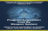 Major Weapon Systems - comptroller.defense.gov · Major Weapon Systems • Aircraft & Related Systems • Command, Control, Communications, Computers, and Intelligence (C4I) Systems