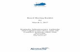 Board Meeting Booklet - Kentuckywris.ky.gov/downloads/kia_board/board_books/2017/03-02... · 2017-02-28 · Board Meeting Booklet for March 2, 2017 Kentucky Infrastructure Authority