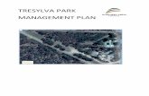 TRESYLVA PARK Management Plan - nacouncil.sa.gov.au · Re‐vegetation of grasses and tree planting with appropriate native species to enhance the visual amenity of the reserve and