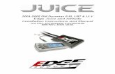 2001-2005 GM Duramax 6.6L LB7 & LLY Edge Juice and ... Version 4. 4 THIS IS A HIGH PERFORMANCE PRODUCT. USE AT YOUR OWN RISK. Do not use this product until you have carefully read