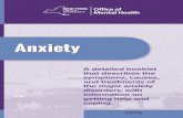 Anxiety - New York State Office of Mental Health detailed booklet that describes the symptoms, causes, and treatments of the major anxiety disorders, with information on getting help