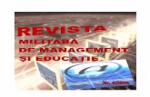 D E MANAG EM R Ă EN A T I Ş L I M ED A U T S C I A V ł EI R 4-2006/REV LB... · termeni pedagogici ceea ce se înŃelege prin activizare, participare i angajare. La sfârşitul