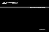 New Product Selector Guide - Richardson RFPD - HOME · New Product Selector Guide richardsonrfpd.com. ... Buy Now pdf PE43205B-Z pSemi 35 6000 2 6 18 0.7 ... Buy Now pdf SID1102K