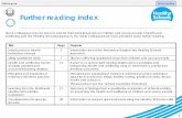 Further reading index - Healthy Schools London | Healthy ... · steps to change behaviour. The model identifies five stages: pre- contemplation, contemplation, ... Brecker, 1974)
