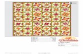 4-Patch Posies - EE Schenck · NOTE: Yardages are estimates. Not final kit amounts. sse ate ct 4-Patch Posies 48” x 56” Designed by Mary Lou Hallenbeck H.D. Designs HDD25 .....