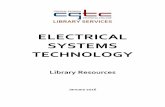 ELECTRICAL SYSTEMS - Central Georgia Technical College · ELECTRICAL SYSTEMS TECHNOLOGY ... Electrical Wiring : Commercial, 14th ed. / R. Mullin. TK 3284 .M85 2012 Electrical Wiring