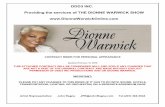 DDD3 INC. Providing the services of THE DIONNE WARWICK ...dionnewarwickonline.com/assets/ddd3-rider-for-promoter.pdf · DDD3 INC. Providing the services of THE DIONNE WARWICK SHOW