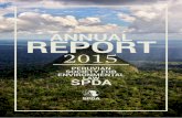 ANNUAL REPORT - spda.org.pe · annual report 2015 spda /1 annual report peruvian society for environmental law spda 2015
