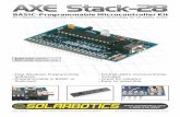 BASIC-Programmable Microcontroller Kit - Solarboticscontent.solarbotics.com/products/documentation/AXE Stack-28 v2.2.pdf · BASIC-Programmable Microcontroller Kit ... To build the