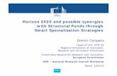 Horizon 2020 and possible synergies with Structural Funds ... · PolicyPolicyResearch and Innovation Research and Innovation Horizon 2020 and possible synergies with Structural Funds