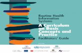 Routine Health Information Systems: A Curriculum on Basic ... · Routine Health Information Systems: A Curriculum on Basic Concepts and Practice 3 ACKNOWLEDGMENTS