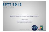 Bypass&transi+on&and&stability&theory& - USPsites.poli.usp.br/org/eptt2012/Presentations/Schmid/EPTT_Lecture1.pdf · Linear stability theory, energy stability theory and experiments