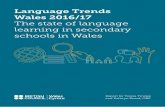 The state of language learning in secondary schools in … · The state of language learning in secondary schools in Wales. ... education and society programmes. ... projects to support
