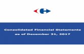 Consolidated Financial Statements as of December 31, … · Carrefour Group – Consolidated Financial Statements as of December 31, 2017 - 3 - Consolidated income statement The Consolidated