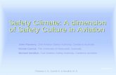Safety Climate: A dimension of Safety Culture in Aviation Climate_Flannery... · Safety Climate: A dimension of Safety Culture in Aviation ... Johns Hopkins University Safety-Climate