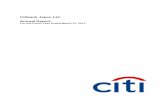 Citibank Japan Ltd. Annual Report - citigroup.jp · -Intermediation for making of loans or negotiation of bills/notes ... 2011 The number of Citi’s Japan Desks network expanded