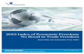 2013 Index of Economic Freedom: No Boost in Trade Freedomthf_media.s3.amazonaws.com/2012/pdf/SR123.pdf · 2013 Index of Economic Freedom: No Boost in Trade Freedom ... of the environment