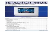INSTALLATION MANUAL - Master Group€¦ · Johnson Controls Unitary Products 542933-UIM-B-0311 INSTALLATION MANUAL TOUCH SCREEN COMMUNICATING CONTROL ... SERVICE TOOL SETUP ...