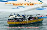 Those who Died of the Boat Tragedy Beruwala 19-02-2017 · Those who Died of the Boat Tragedy Beruwala 19-02-2017 1. ... Master S.P.Yunal Yudmika Silva ... Lakshman Jude Fernando 4.