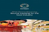 Whole Genome Sequencing Source tracking for the food industry - New Food … · 2017-12-14 · Whole Genome Sequencing Source tracking for the food industry Date: July 2017, Version
