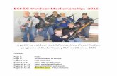 BCF&G Outdoor Marksmanship: 2016bcfg.org/announcements/wp-content/uploads/2011/07/CMP-2016... · BCF&G Outdoor Marksmanship: 2016 A guide to outdoor ... To introduce new shooters