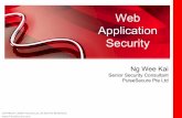 Web Application Security - cisco.com · Hacker C u s t o m e r E m p l o y e e E m p l o y e e Us er P a r t n e r ... Web Application Security, CISCO Security TechByte 2009, WAF,