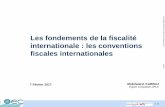 Les fondements de la fiscalité internationale : les ...mca.ma/medias/Fiscalité internationale les convention fiscales... · e d | 0 Les fondements de la fiscalité internationale