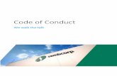 Code of Conduct - Sembcorp€¦ · If there is a conflict of laws 7 Walking the talk with each other ... • Behaviour, comments, jokes or materials which others may find offensive
