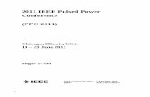 2011 IEEE Pulsed Power Conference (PPC 2011)toc.proceedings.com/14833webtoc.pdf · IEEE Catalog Number: ISBN: CFP11PPC-PRT 978-1-4577-0629-5 2011 IEEE Pulsed Power Conference (PPC