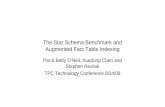 The Star Schema Benchmark and Augmented Fact Table … · The Star Schema Benchmark and Augmented Fact Table Indexing ... Can create MDC-like cells on well-indexed DBMS ... 2nd Ed.,