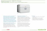 ABB Pro Range 33kW (2017) - :: Ellies :: Pro Range 33kW (2017… · ABB, a global leader in power and automation technologies, brings ... monitored PV plant protection devices reduces