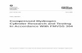 Compressed Hydrogen Cylinder Research and Testing In ... · Compressed Hydrogen Cylinder Research and ... Hydrogen Blends ... are based on tests developed for compressed natural gas