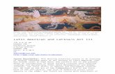 Latin American and Latino/a Art 111 111... · Web viewCatalog Description: Provides an overview of Latin American and Latino art from the independence movements of the 1820s to the