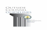 OUTSIDE COUNSEL GUIDELINES - New Jersey outside counsel must obtain the Designated Attorney’s advance consent before agreeing to represent such persons in their individual capacities.