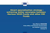 Smart specialisation strategy - achieving better synergies .... Grigore... · Smart specialisation strategy - achieving better synergies between Horizon 2020 Funds and other ESI Funds