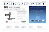 Dukane West Newsletter JUN 2009 DUKANE WEST · 2009-06-03 · DUKANE WEST Dukane IAS will be ... Ultrasonics Laser Welding Servo Spin Welding Hot Plate ... Microsoft Word - DukaneWestNLJUN.docx