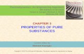 CHAPTER 3 PROPERTIES OF PURE SUBSTANCESfac.ksu.edu.sa/sites/default/files/si_thermo_8e_chap_3_lecture_0.pdf · 3 PURE SUBSTANCE • Pure substance: A substance that has a fixed chemical