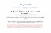 Ccs claims training toolkit crisscaorg - CRISS Home Pagecriss-ca.org/ClaimsToolkit_mw-8-24-17.pdf · Children's Regional Integrated Service System CCS Claims Training Toolkit A Desk