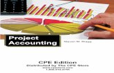Project Accounting Text - The CPE Store, Inc. · 2014-12-16 · Course Information Course Title: Project Accounting Learning Objectives: Identify project characteristics Recognize