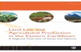 Land Law and Agricultural Production in the Eastern … Law and Agricultural Production in the Eastern Caribbean: ... Rome who provided technical oversight for the legal aspects of