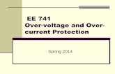 EE 741 Over-voltage and Over- current Protectioneebag/EE 741 System Protection.pdf · Causes of Over-voltages Lightning Capacitor switching Faults (where interruption occurs prior